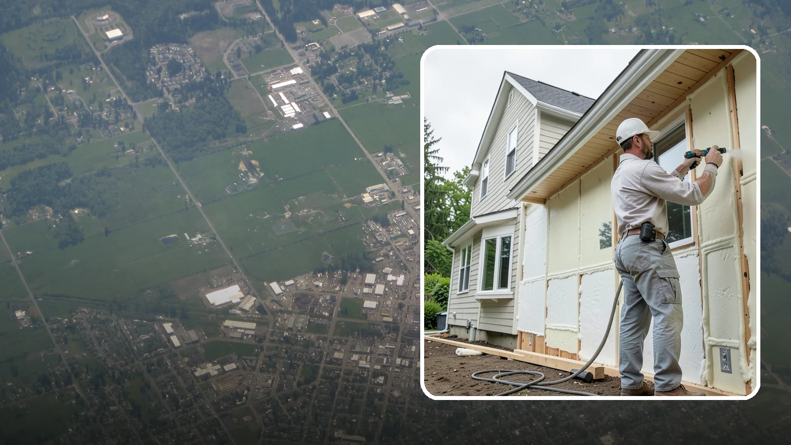 Spray Foam Insulation in Enumclaw, King County, WA - We apply spray foam insulation that air-seals and insulates in one step for superior PNW moisture control.