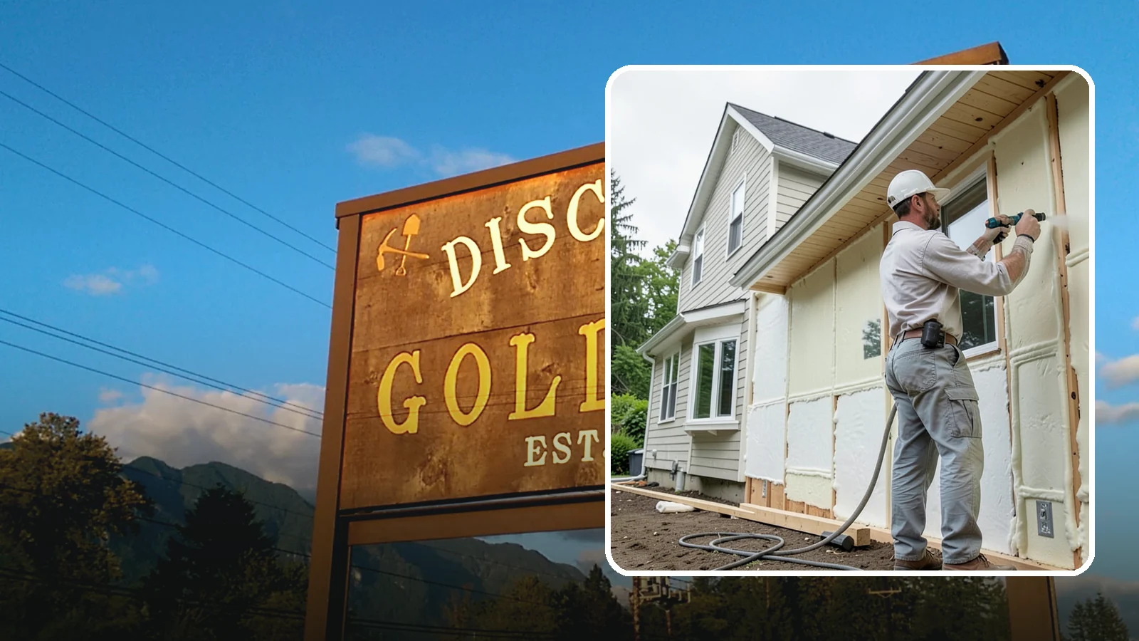 Spray Foam Insulation in Gold Bar, Snohomish County, WA - We apply spray foam insulation that air-seals and insulates in one step for superior PNW moisture control.