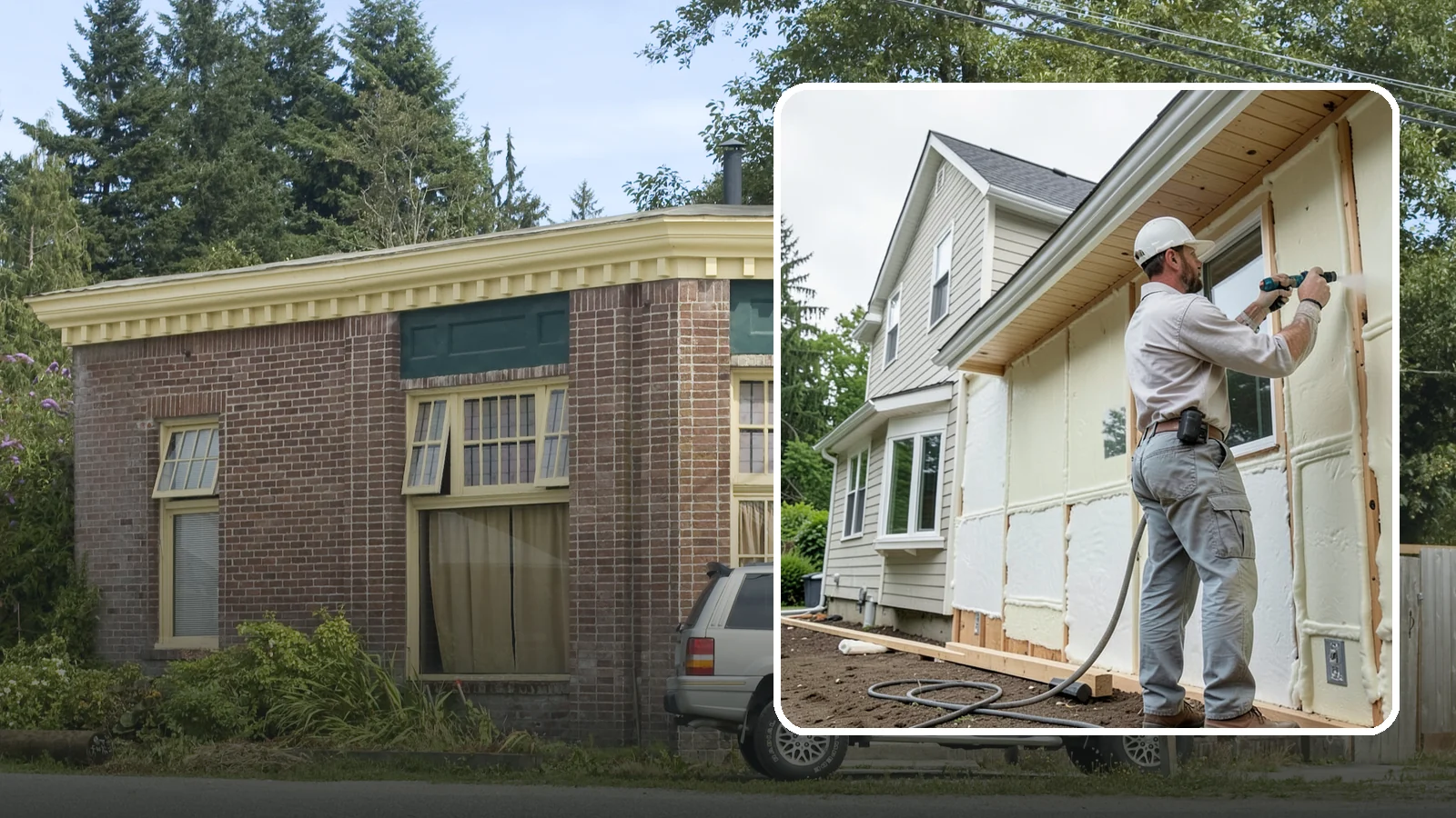 Spray Foam Insulation in Hamilton, Skagit County, WA - We apply spray foam insulation that air-seals and insulates in one step for superior PNW moisture control.
