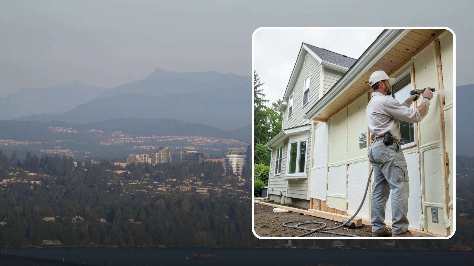 Spray Foam Insulation in Medina, King County, WA - We apply spray foam insulation that air-seals and insulates in one step for superior PNW moisture control.