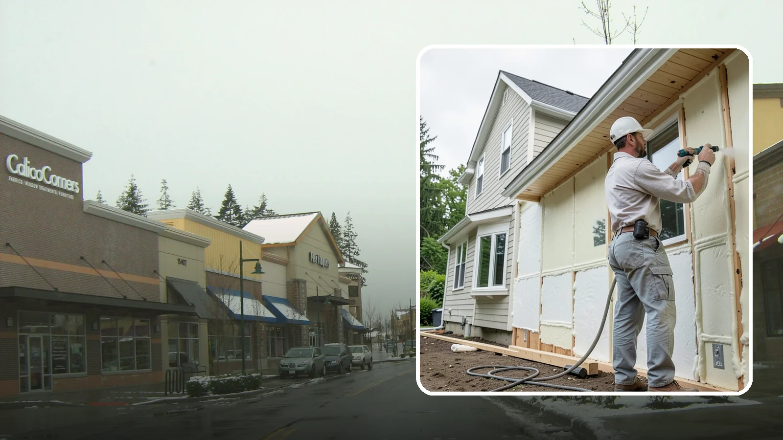 Spray Foam Insulation in Mill Creek, Snohomish County, WA - We apply spray foam insulation that air-seals and insulates in one step for superior PNW moisture control.