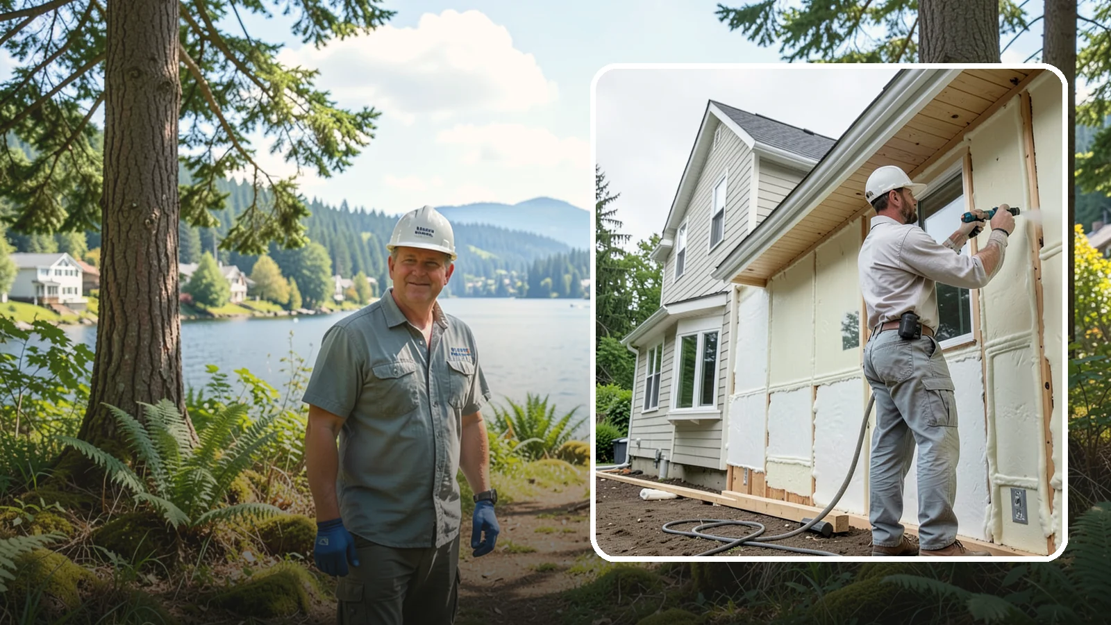 Spray Foam Insulation in Milton, King County, WA - We apply spray foam insulation that air-seals and insulates in one step for superior PNW moisture control.