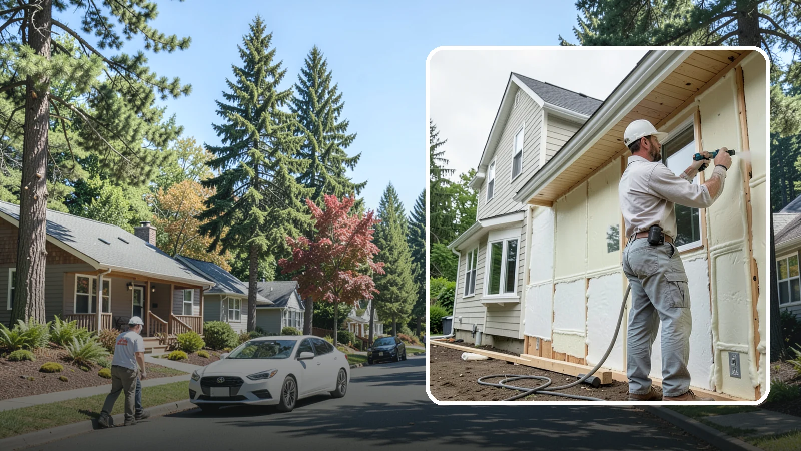 Spray Foam Insulation in Orting, Pierce County, WA - We apply spray foam insulation that air-seals and insulates in one step for superior PNW moisture control.