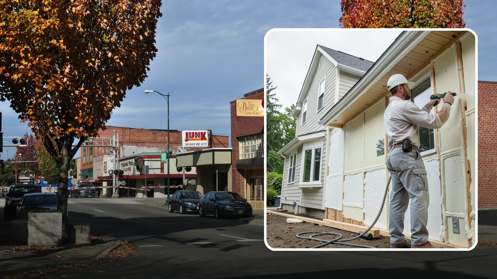 Spray Foam Insulation in Puyallup, Pierce County, WA - We apply spray foam insulation that air-seals and insulates in one step for superior PNW moisture control.