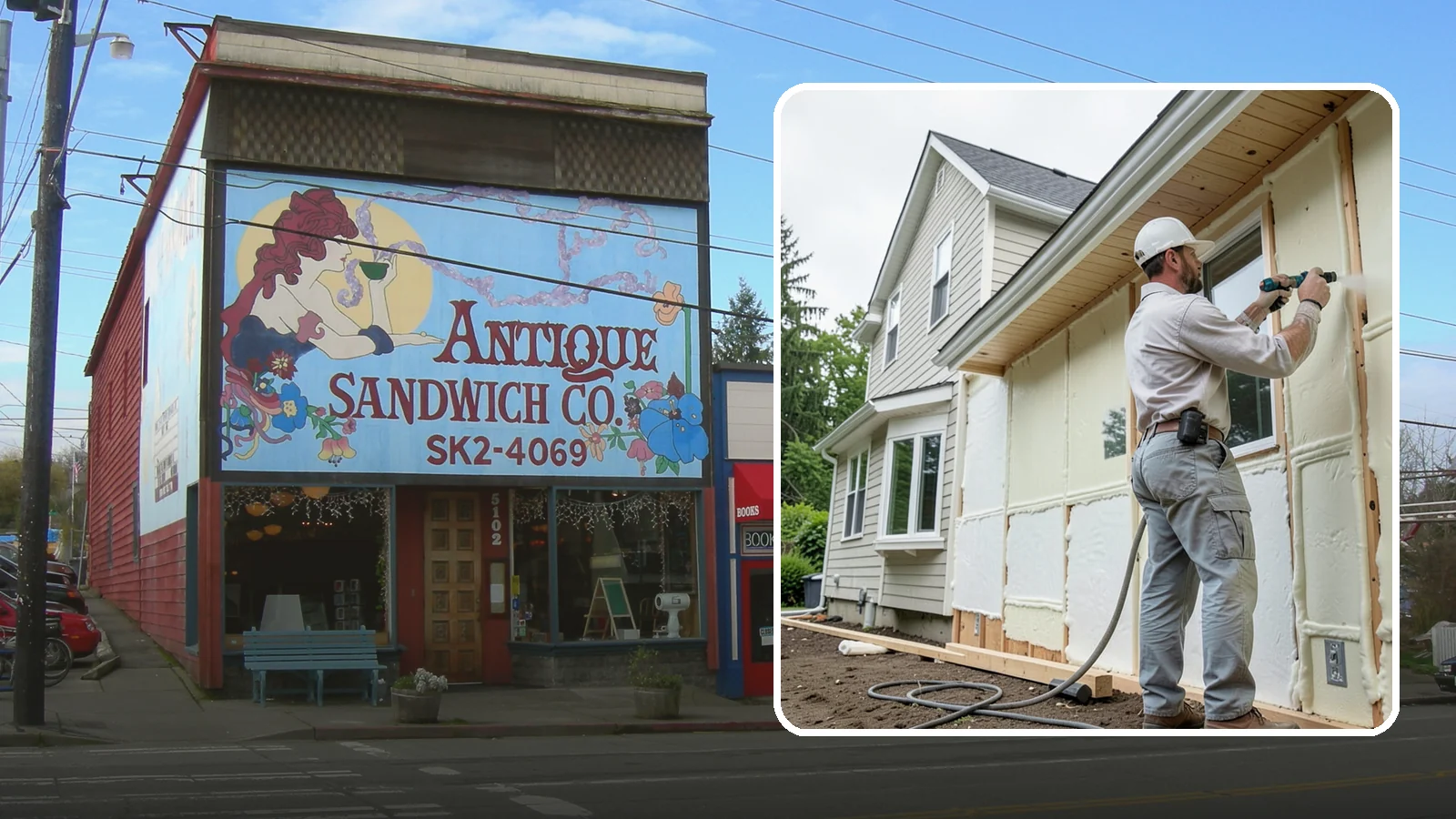 Spray Foam Insulation in Ruston, Pierce County, WA - We apply spray foam insulation that air-seals and insulates in one step for superior PNW moisture control.