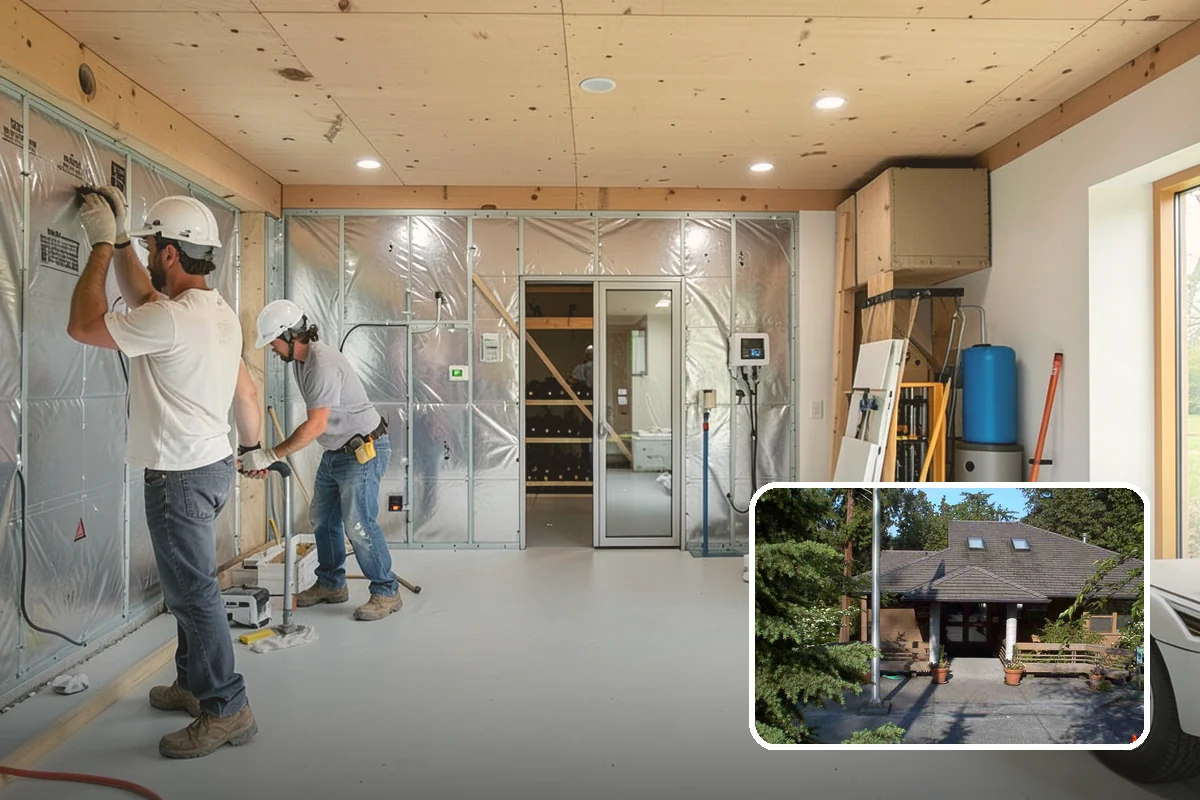 Spray Foam Insulation in Yarrow Point, King County, WA - Air-seals and insulates in a single application