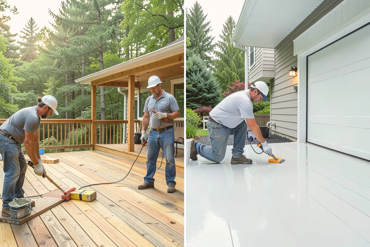 Stair Construction in Algona, King County, WA - Measure the opening and calculate rise and run