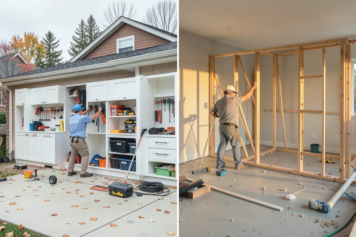 Stair Construction in Bonney Lake, Pierce County, WA - Measure the opening and calculate rise and run