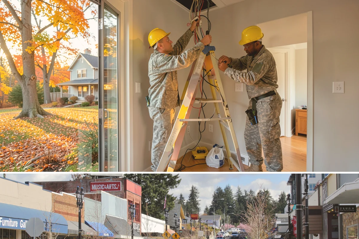 Stair Construction in Bothell, King County, WA - Stair construction is interior work that proceeds year-round and is often timed with a broader remodel.