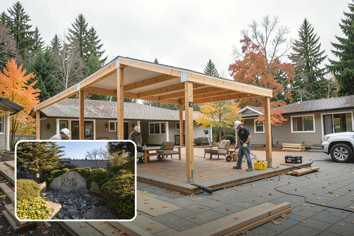 Stair Construction in Clyde Hill, King County, WA - Code-compliant rise, run, and headroom