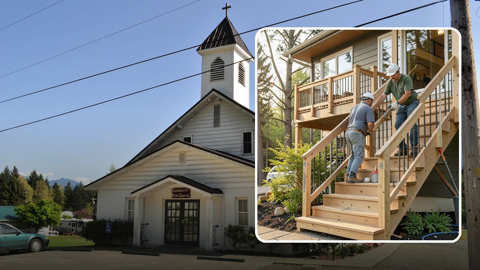Stair Construction in Concrete, Skagit County, WA - New staircases designed and built to code for safe, comfortable everyday use.