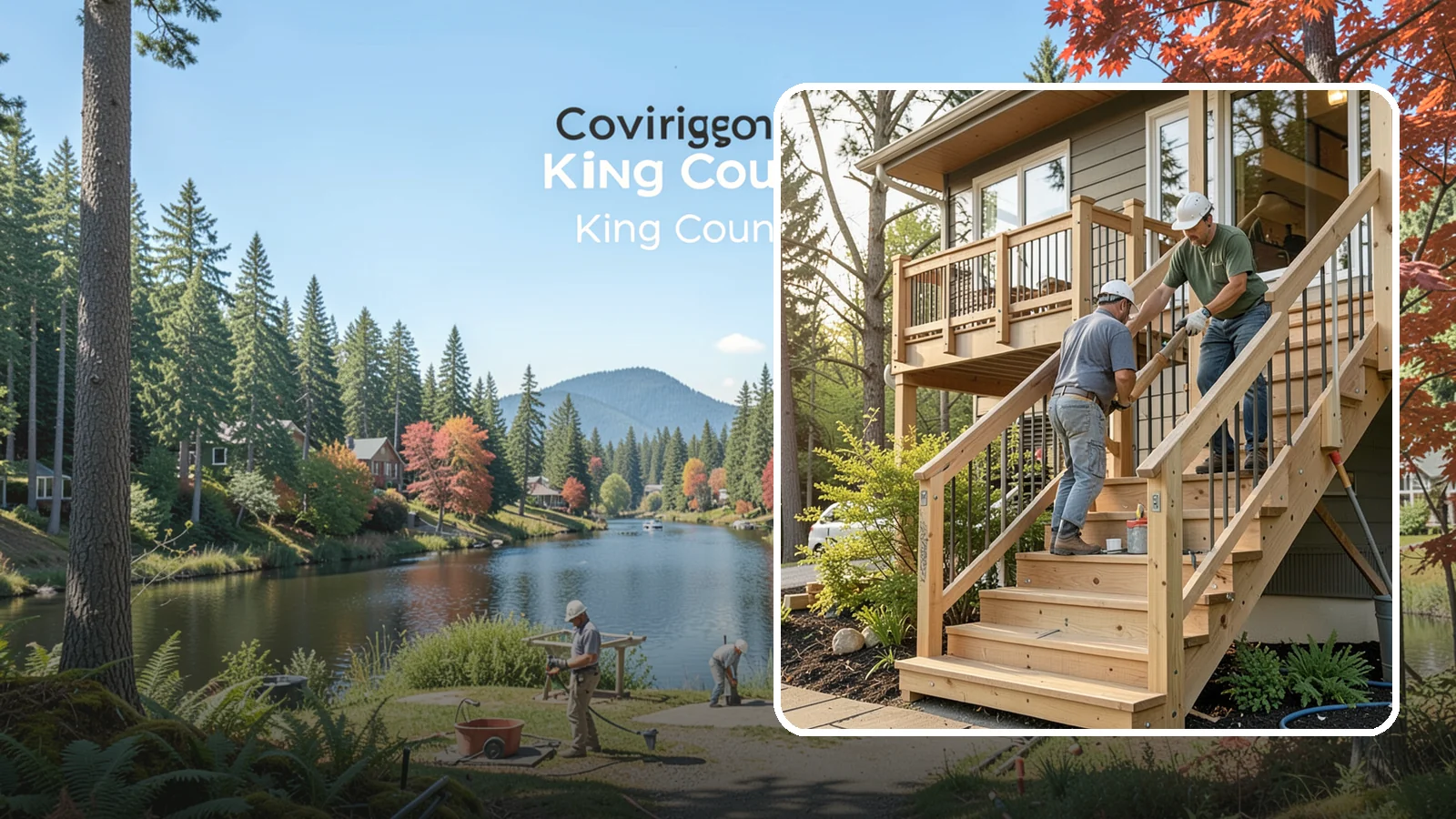 Stair Construction in Covington, King County, WA - New staircases designed and built to code for safe, comfortable everyday use.