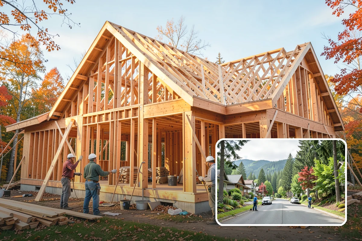 Stair Construction in Darrington, Snohomish County, WA - Code-compliant rise, run, and headroom