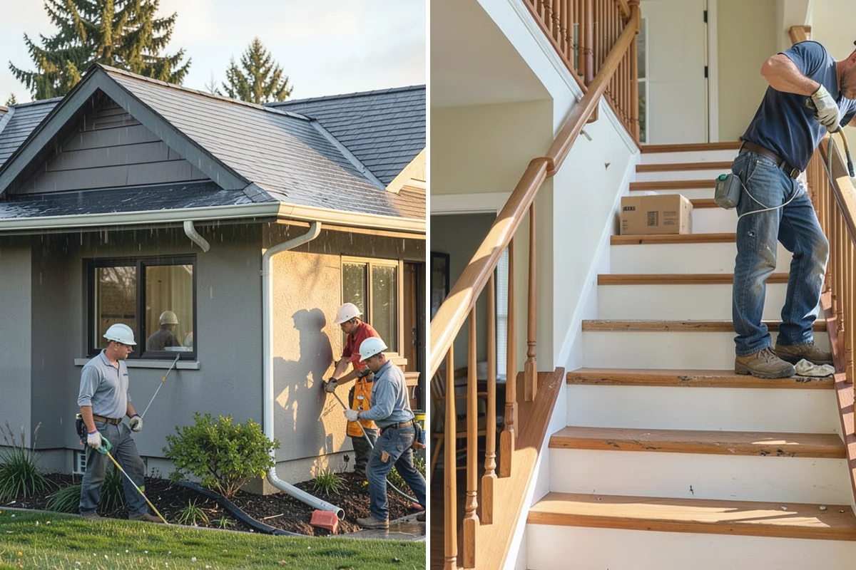 Stair Construction in Darrington, Snohomish County, WA - Measure the opening and calculate rise and run