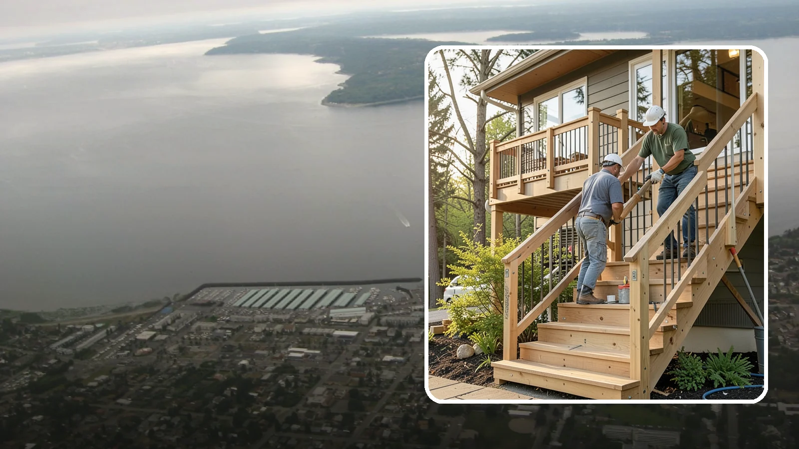 Stair Construction in Des Moines, King County, WA - New staircases designed and built to code for safe, comfortable everyday use.