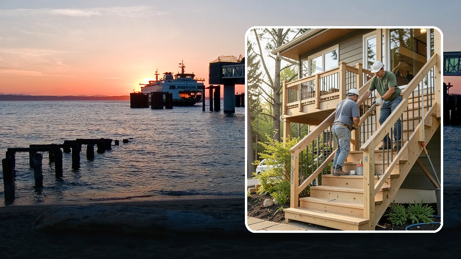 Stair Construction in Edmonds, Snohomish County, WA - New staircases designed and built to code for safe, comfortable everyday use.