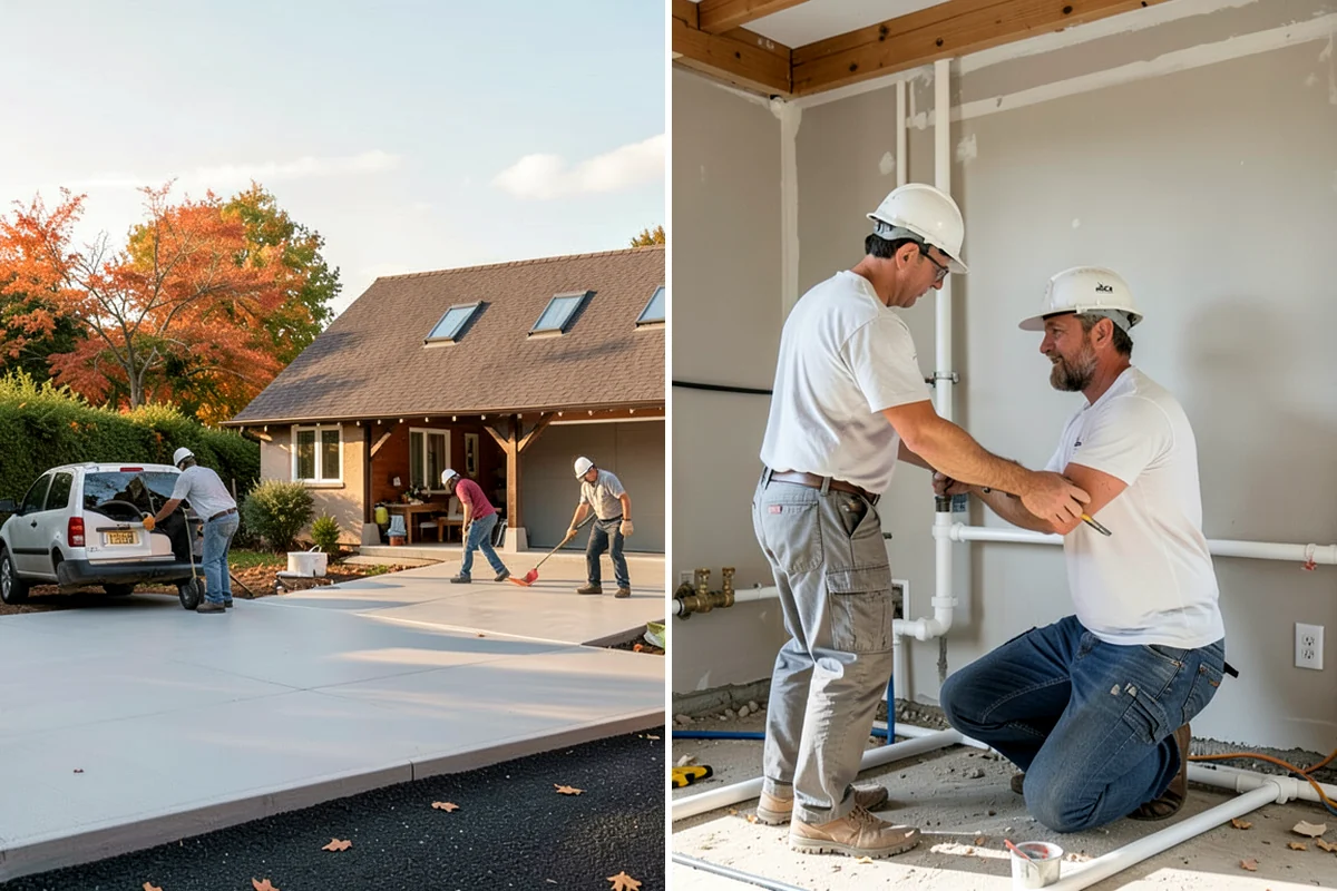 Stair Construction in Enumclaw, King County, WA - Measure the opening and calculate rise and run