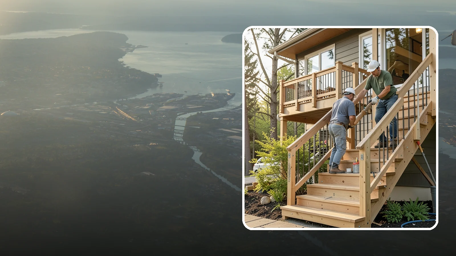 Stair Construction in Fife, Pierce County, WA - New staircases designed and built to code for safe, comfortable everyday use.