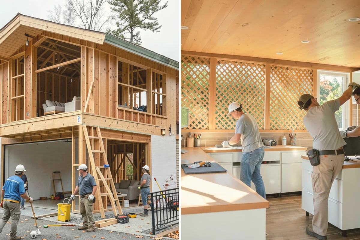 Stair Construction in Fife, Pierce County, WA - Measure the opening and calculate rise and run