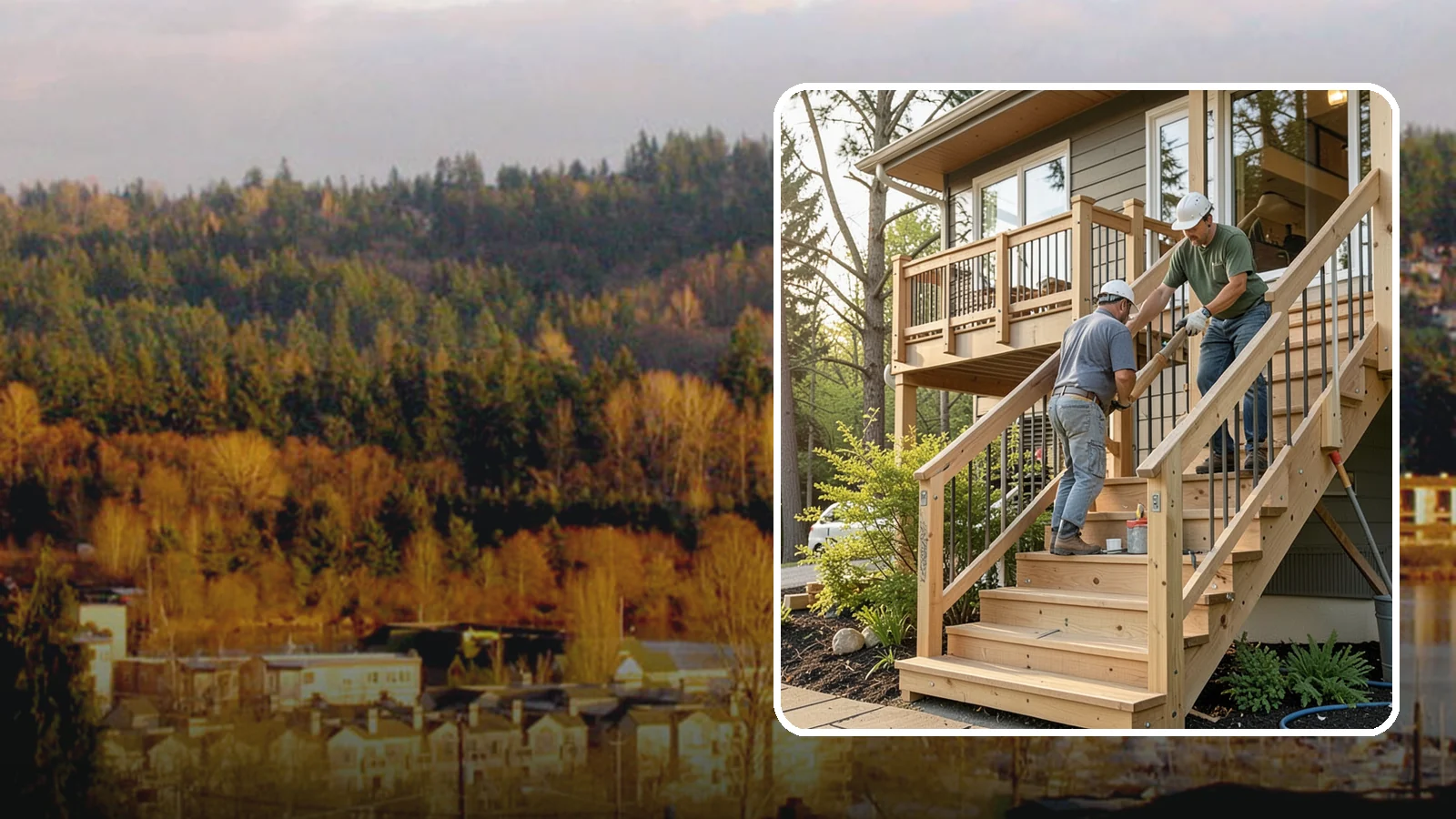 Stair Construction in Kenmore, King County, WA - New staircases designed and built to code for safe, comfortable everyday use.