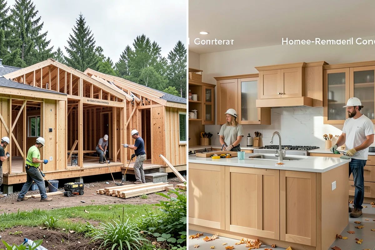 Stair Construction in Kenmore, King County, WA - Measure the opening and calculate rise and run