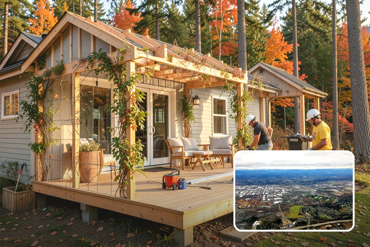 Stair Construction in Kent, King County, WA - Code-compliant rise, run, and headroom