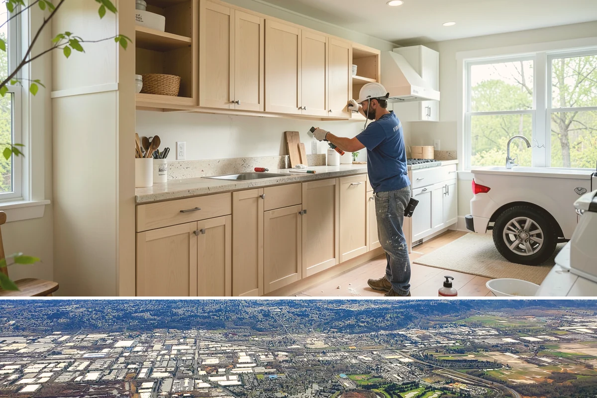 Stair Construction in Kent, King County, WA - Stair construction is interior work that proceeds year-round and is often timed with a broader remodel.
