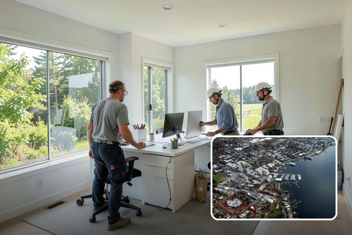 Stair Construction in Kirkland, King County, WA - Code-compliant rise, run, and headroom