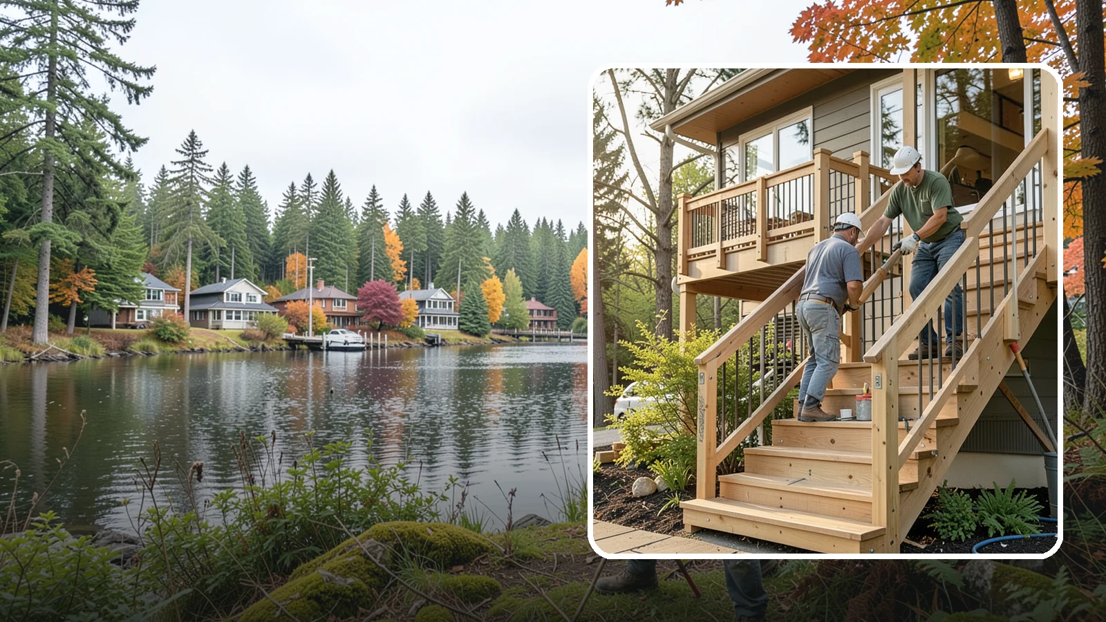 Stair Construction in La Conner, Skagit County, WA - New staircases designed and built to code for safe, comfortable everyday use.