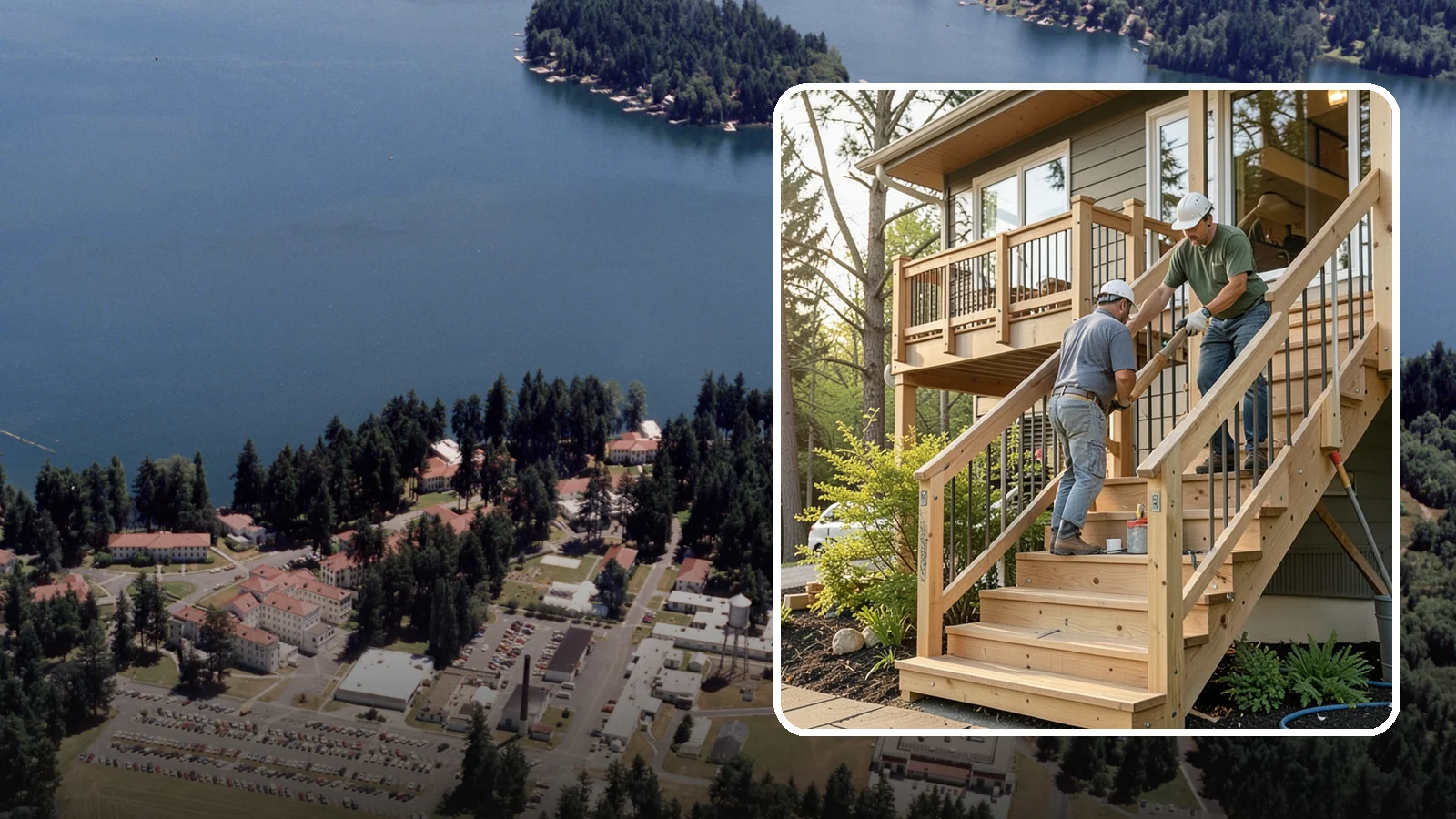 Stair Construction in Lakewood, Pierce County, WA - New staircases designed and built to code for safe, comfortable everyday use.