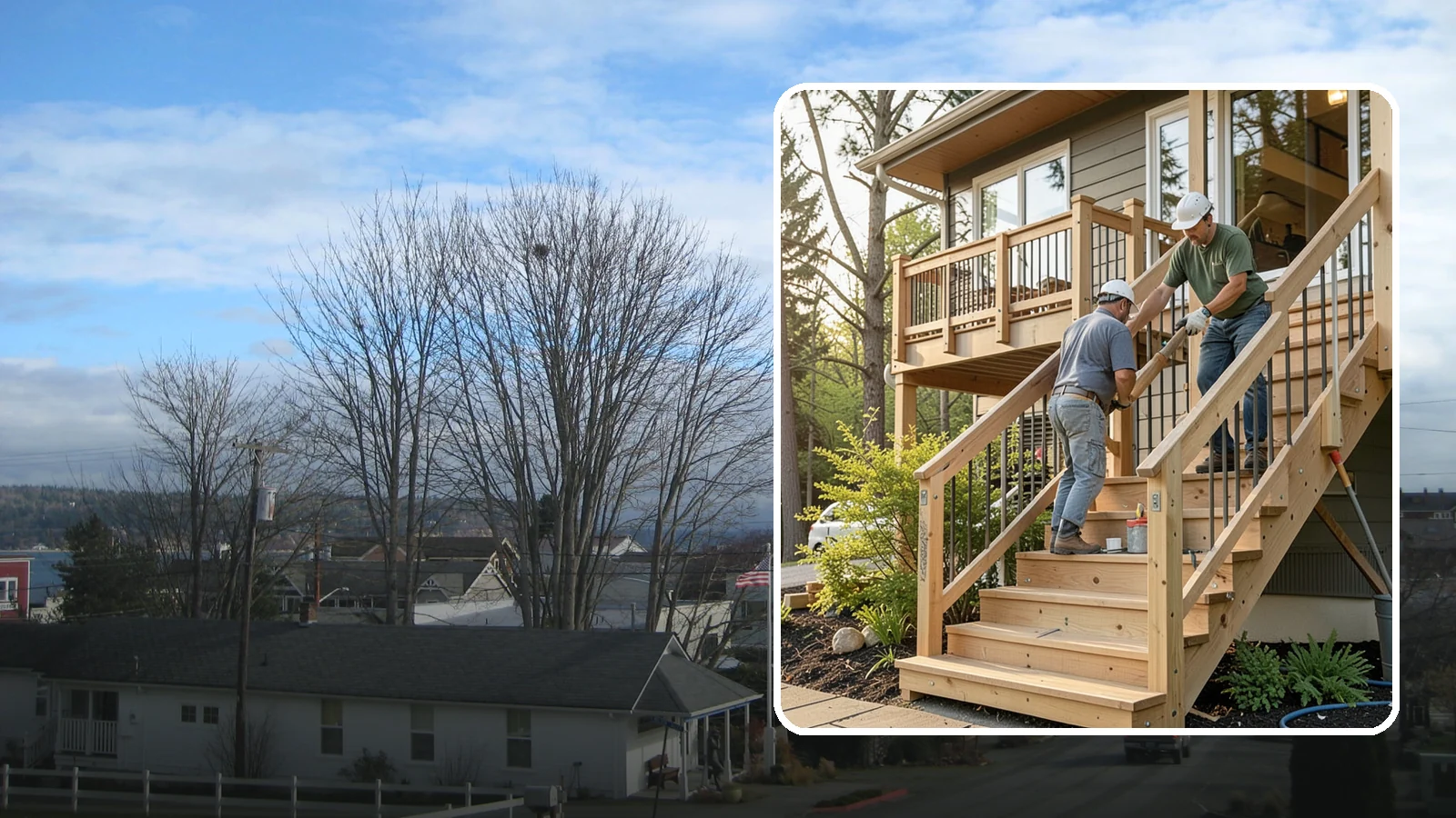 Stair Construction in Langley, Island County, WA - New staircases designed and built to code for safe, comfortable everyday use.