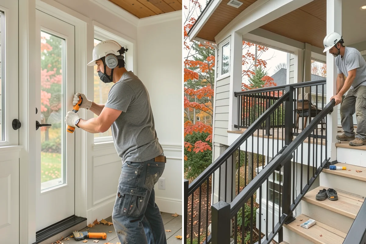 Stair Construction in Langley, Island County, WA - Measure the opening and calculate rise and run