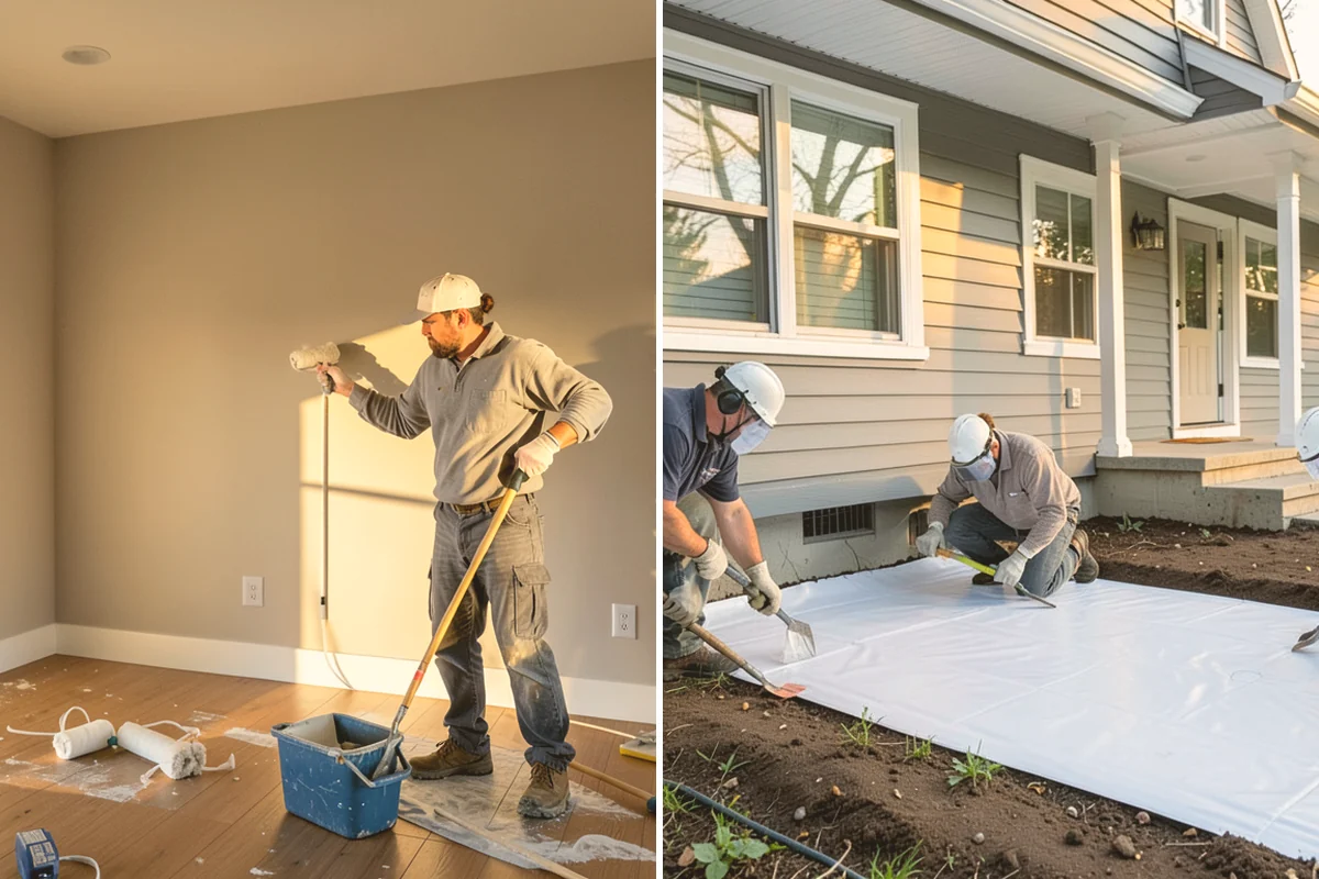Stair Construction in Lynnwood, Snohomish County, WA - Measure the opening and calculate rise and run