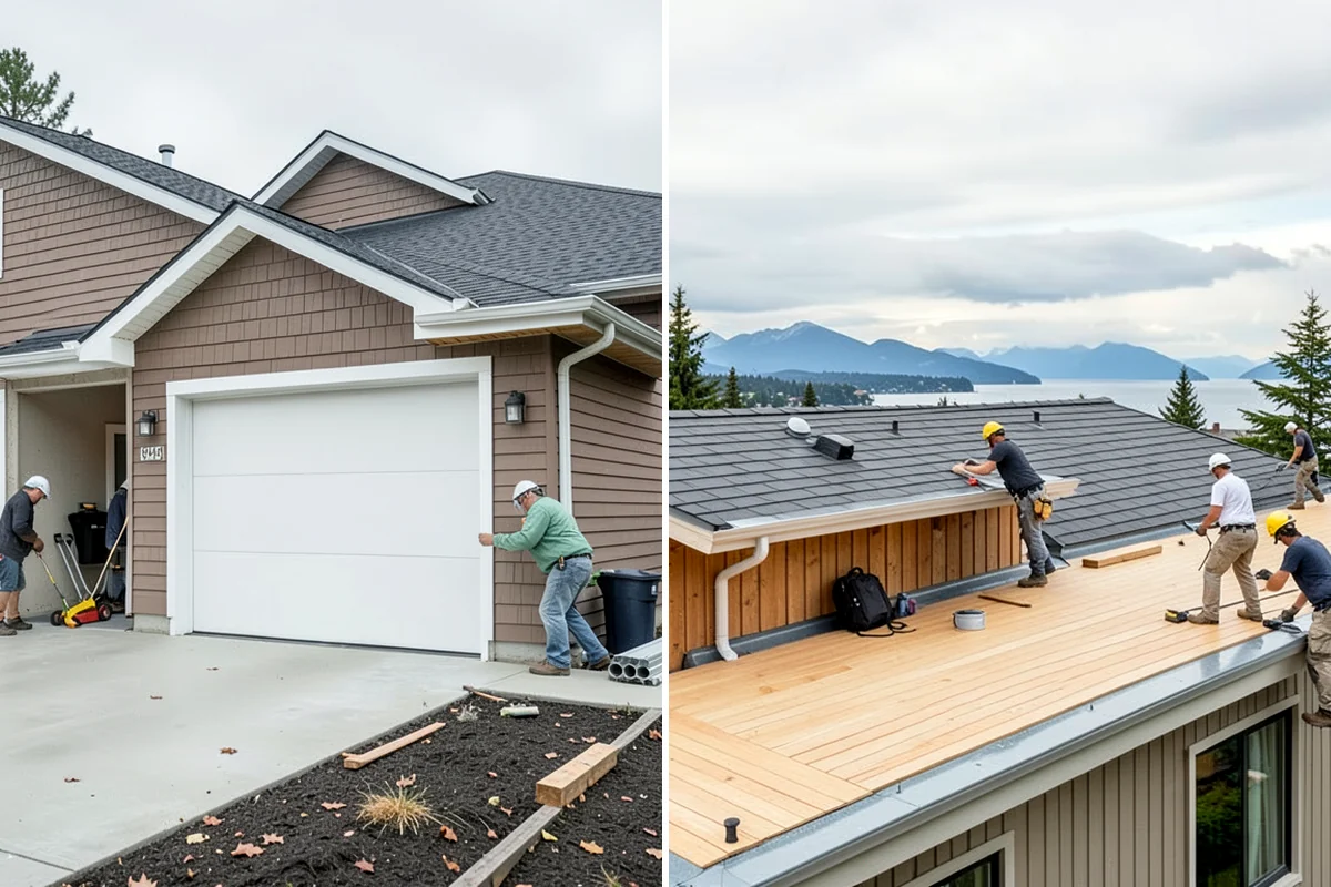 Stair Construction in Maple Valley, King County, WA - Measure the opening and calculate rise and run