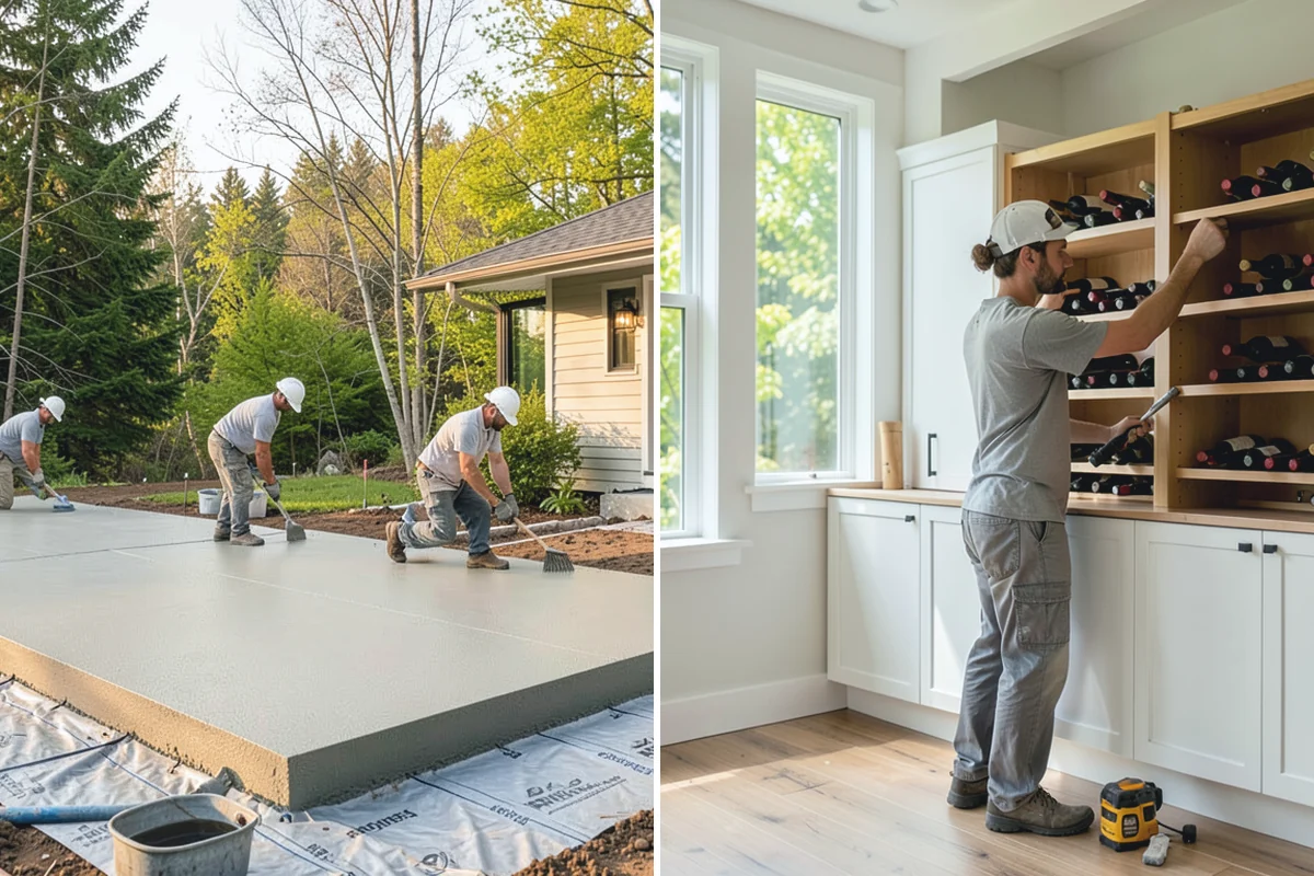 Stair Construction in Medina, King County, WA - Measure the opening and calculate rise and run