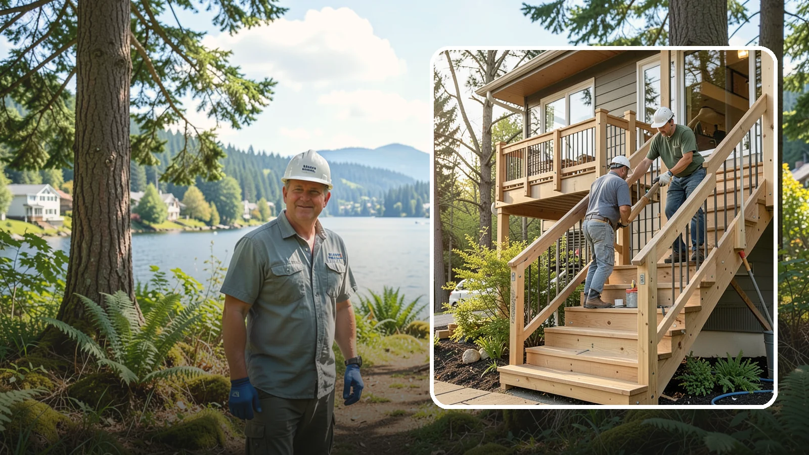 Stair Construction in Milton, King County, WA - New staircases designed and built to code for safe, comfortable everyday use.