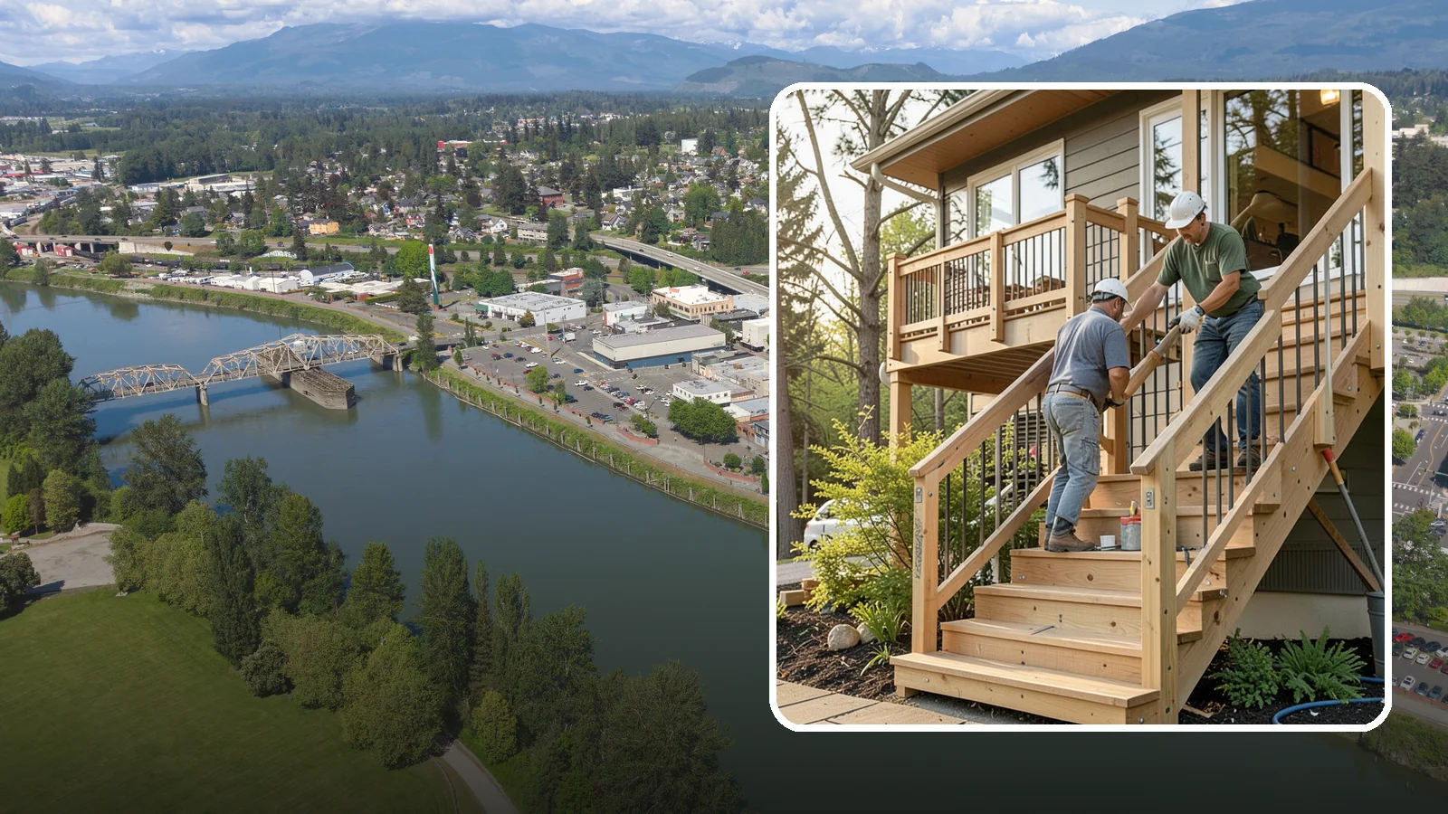 Stair Construction in Mount Vernon, Skagit County, WA - New staircases designed and built to code for safe, comfortable everyday use.