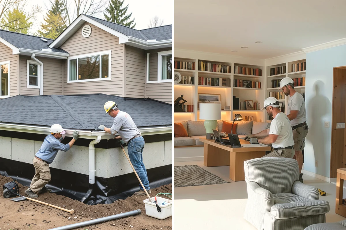 Stair Construction in Mountlake Terrace, Snohomish County, WA - Measure the opening and calculate rise and run