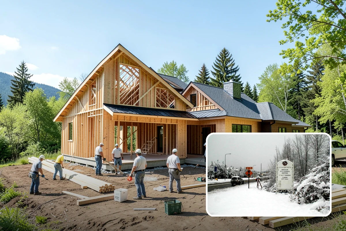 Stair Construction in Newcastle, King County, WA - Code-compliant rise, run, and headroom