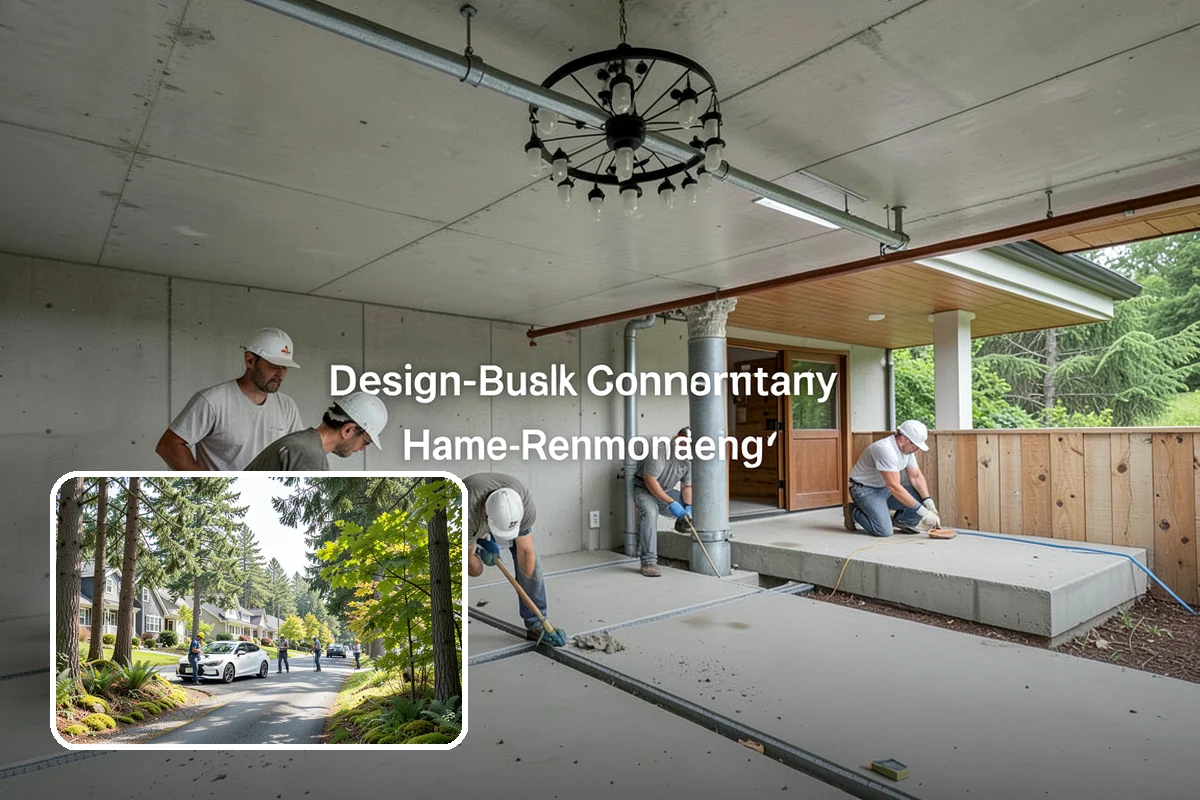 Stair Construction in Normandy Park, King County, WA - Code-compliant rise, run, and headroom