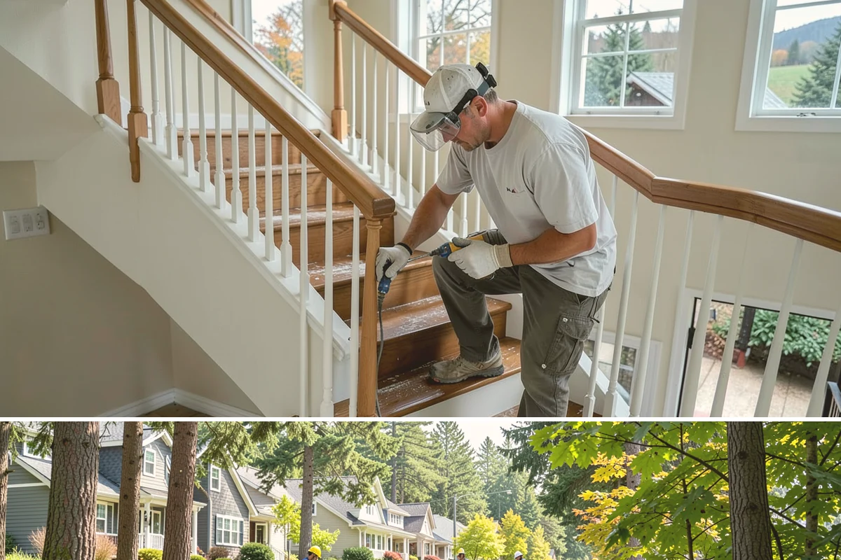 Stair Construction in Normandy Park, King County, WA - Stair construction is interior work that proceeds year-round and is often timed with a broader remodel.