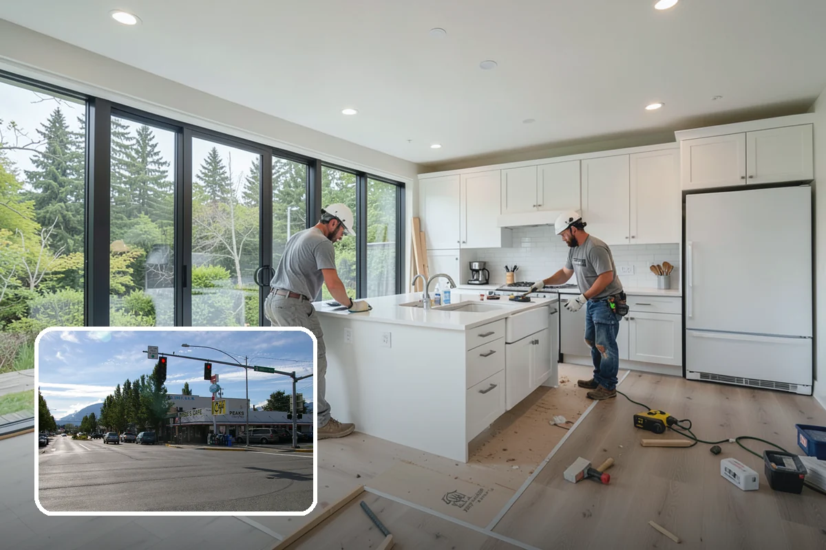 Stair Construction in North Bend, King County, WA - Code-compliant rise, run, and headroom