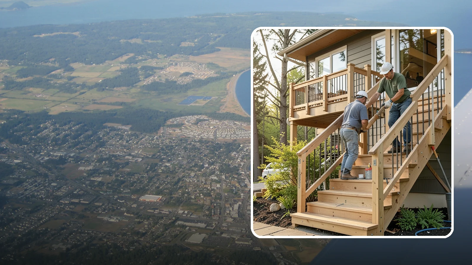 Stair Construction in Oak Harbor, Island County, WA - New staircases designed and built to code for safe, comfortable everyday use.
