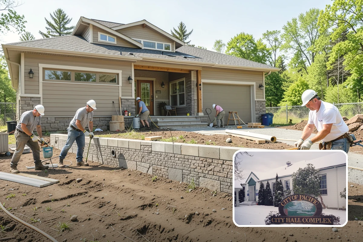 Stair Construction in Pacific, King County, WA - Code-compliant rise, run, and headroom