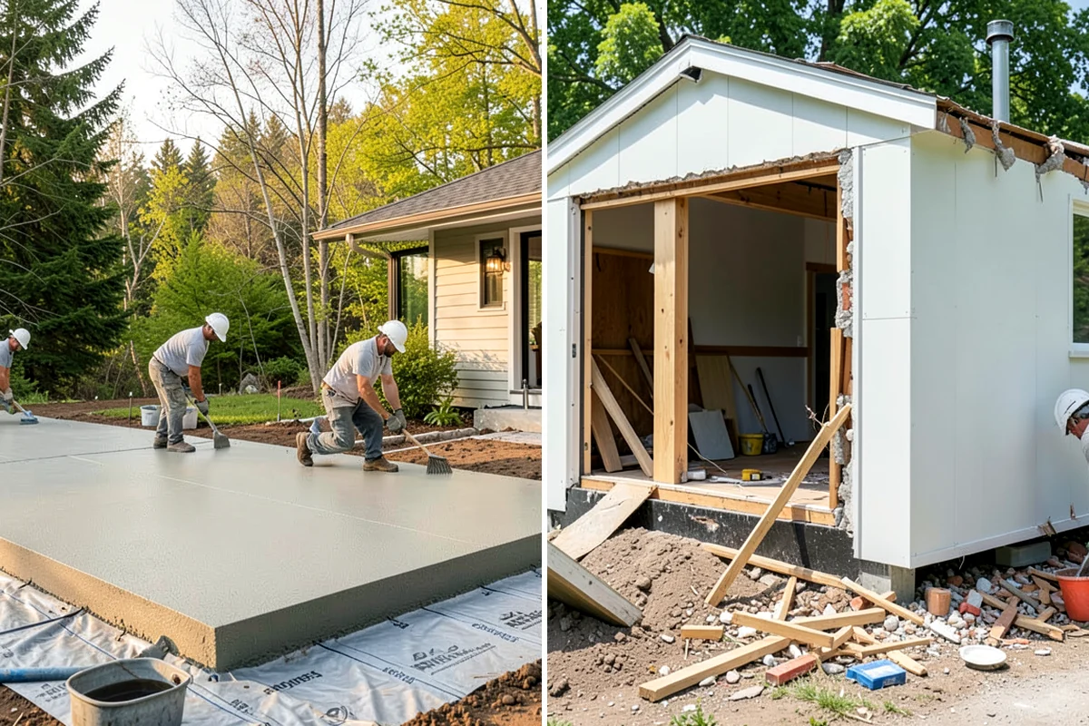 Stair Construction in Pacific, King County, WA - Measure the opening and calculate rise and run