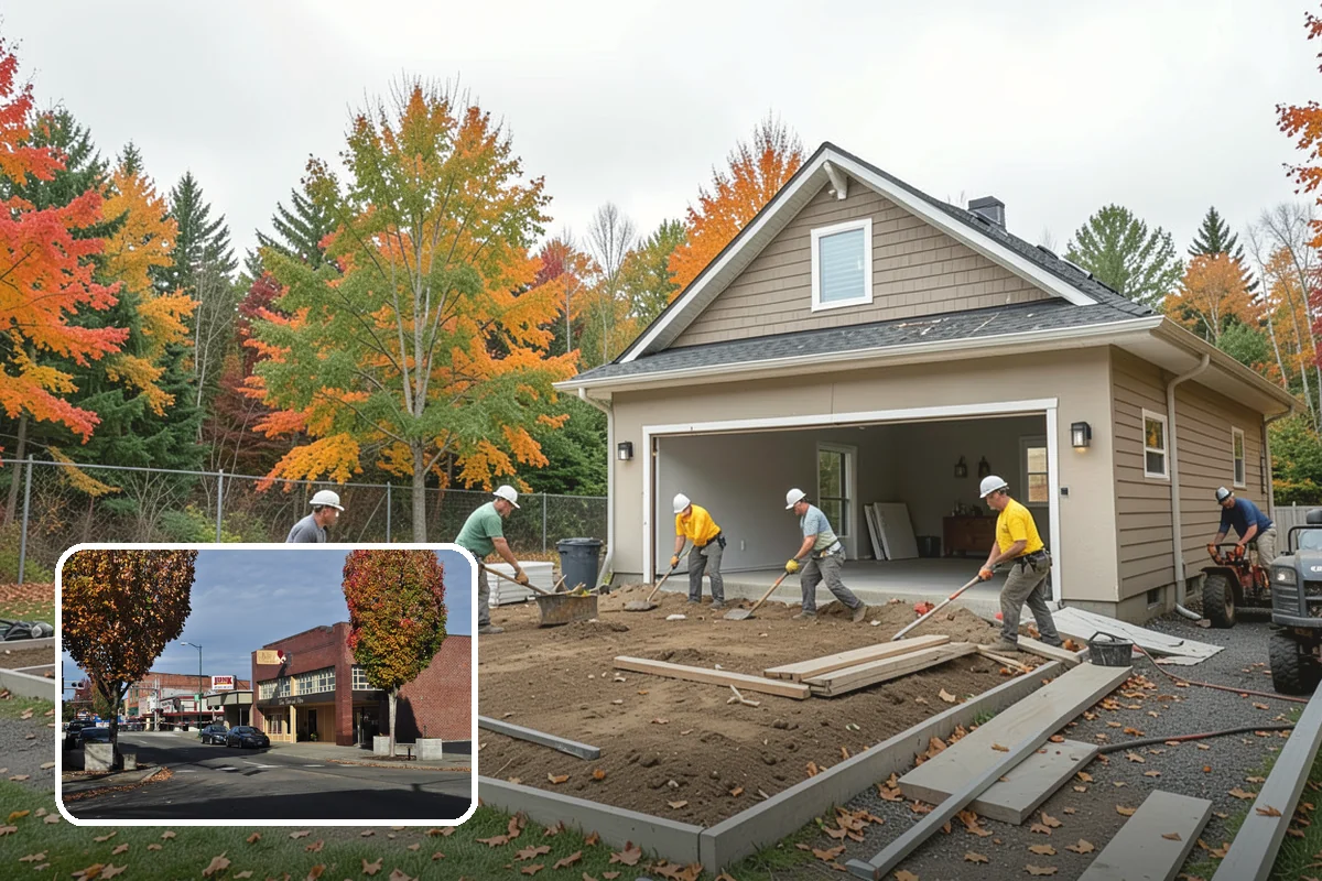 Stair Construction in Puyallup, Pierce County, WA - Code-compliant rise, run, and headroom