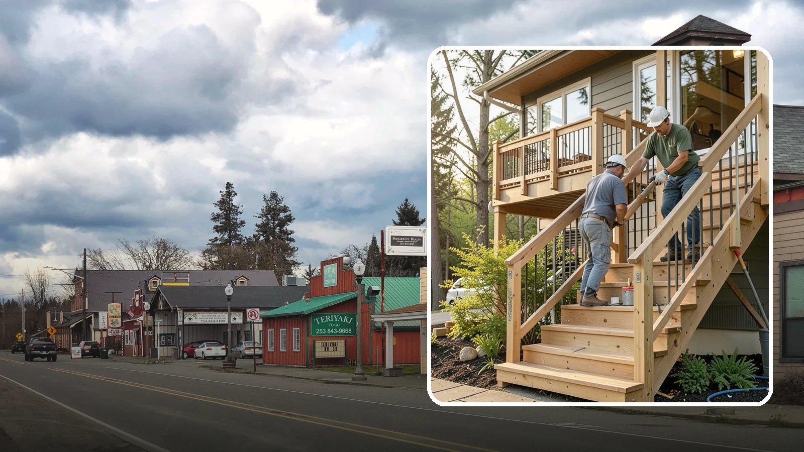 Stair Construction in Roy, Pierce County, WA - New staircases designed and built to code for safe, comfortable everyday use.