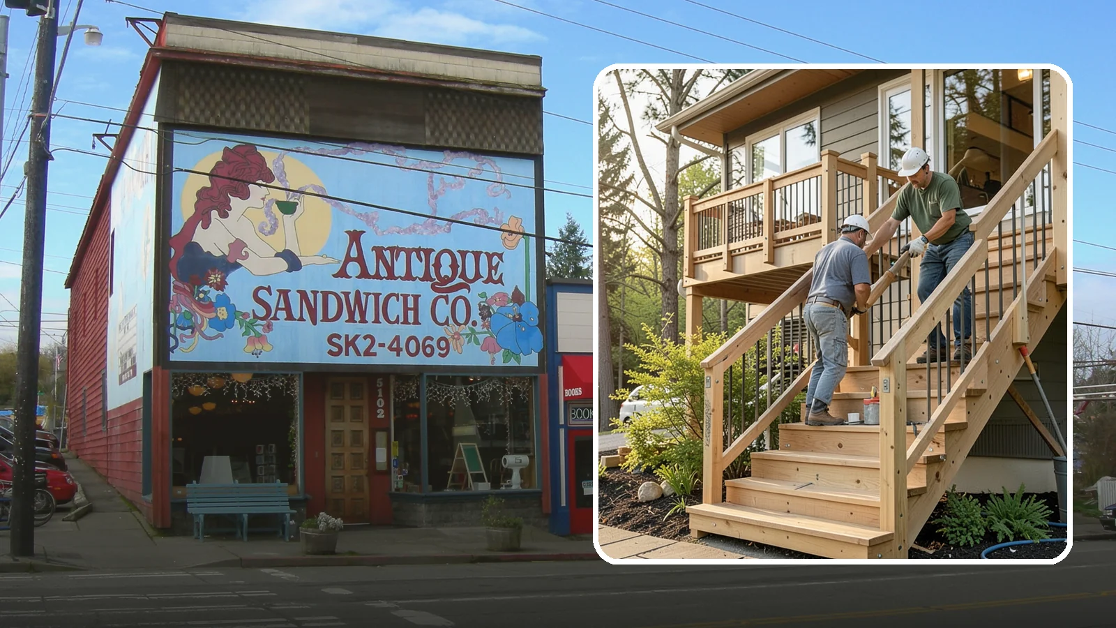 Stair Construction in Ruston, Pierce County, WA - New staircases designed and built to code for safe, comfortable everyday use.
