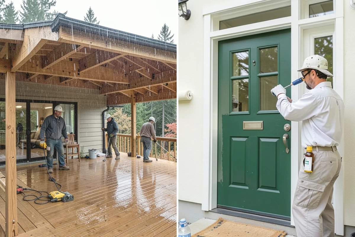 Stair Construction in Ruston, Pierce County, WA - Measure the opening and calculate rise and run