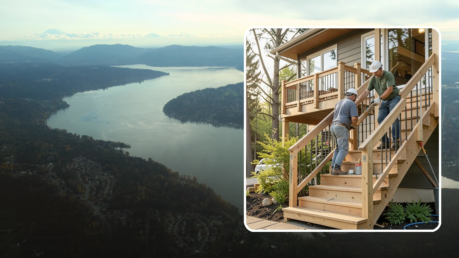 Stair Construction in Sammamish, King County, WA - New staircases designed and built to code for safe, comfortable everyday use.